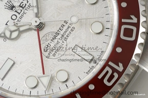 Edition 1:1 BLRO CHS Best GMT II SS 904L on Bracelet JDF 126719 Meteorite Master VR3285 0429